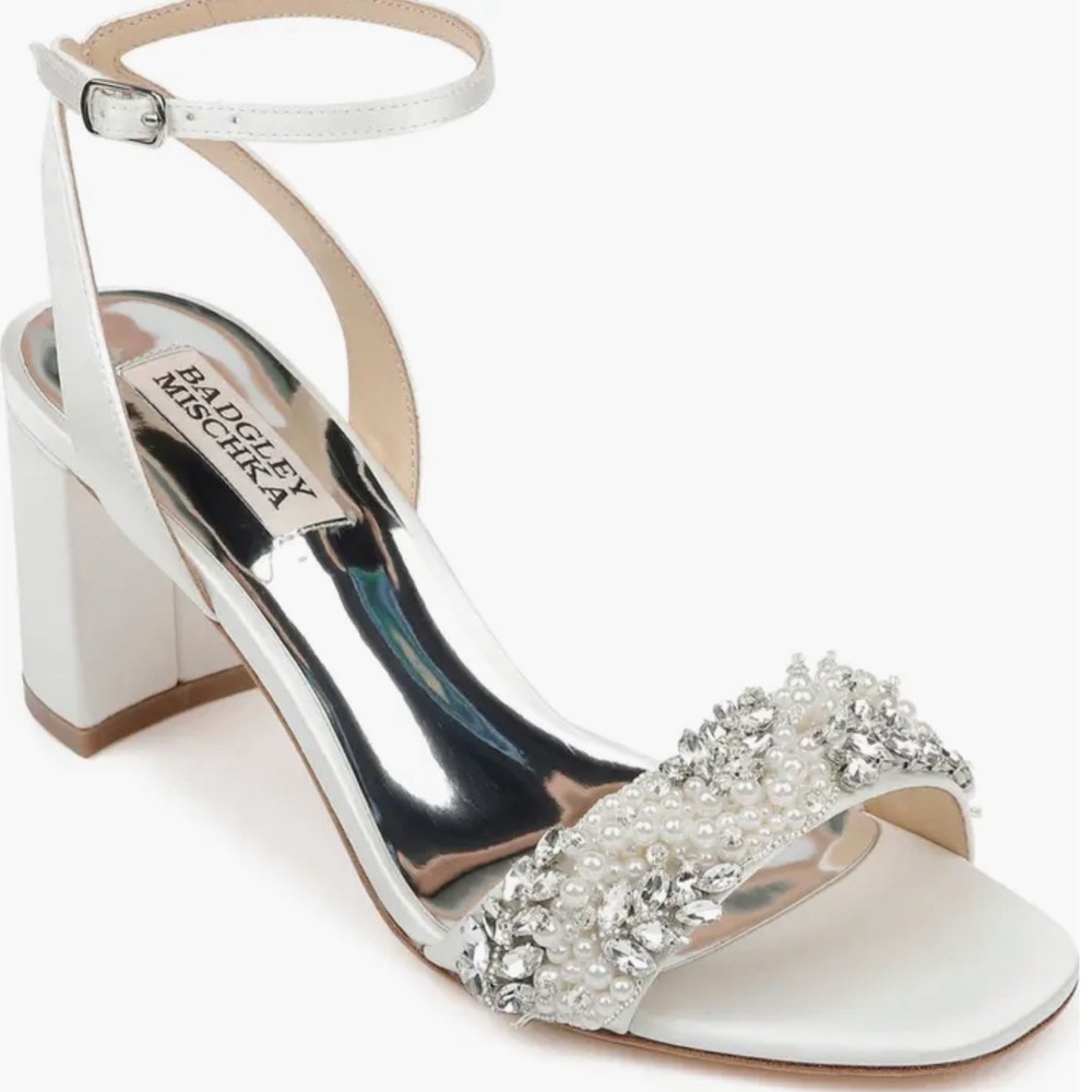 Badgley Mischka Clara Embellished Sandal
